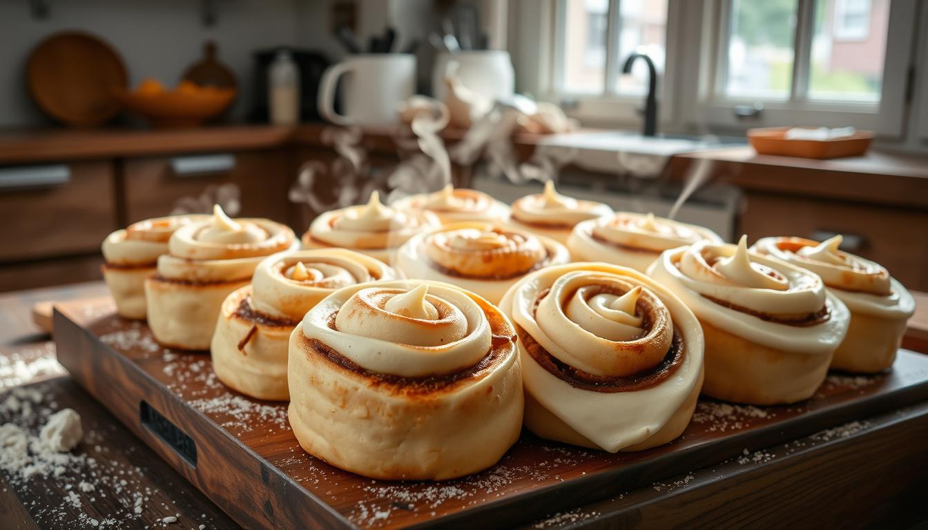 overnight sourdough cinnamon rolls