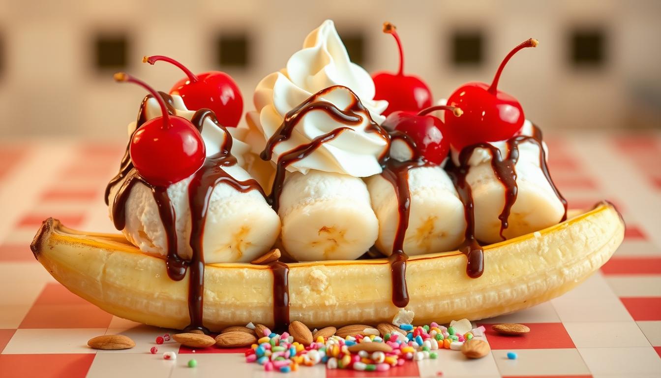 banana split cake