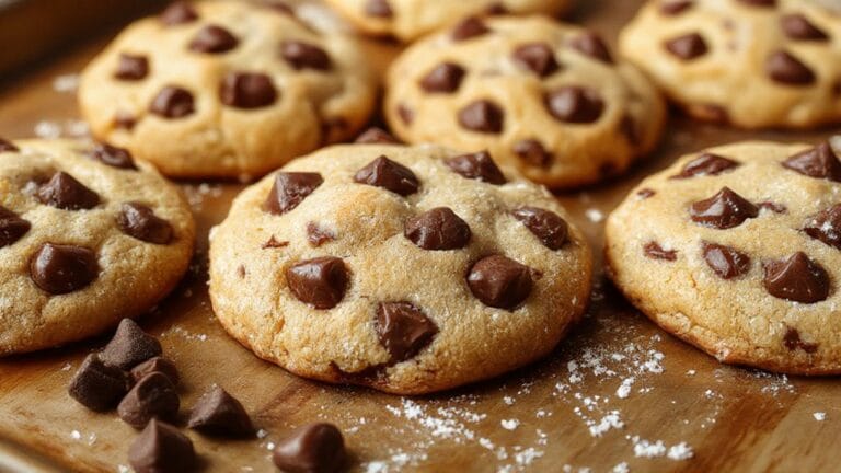 baking chocolate chip cookies