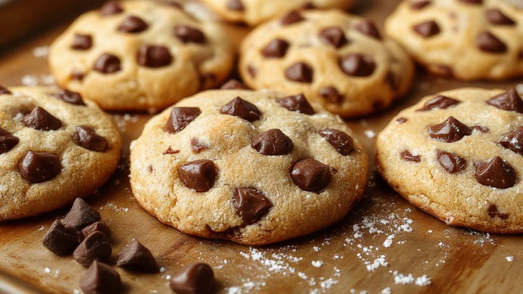 baking chocolate chip cookies