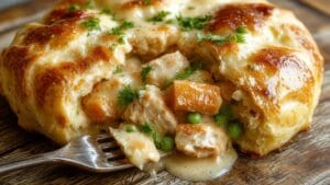 chicken pot pie preparation
