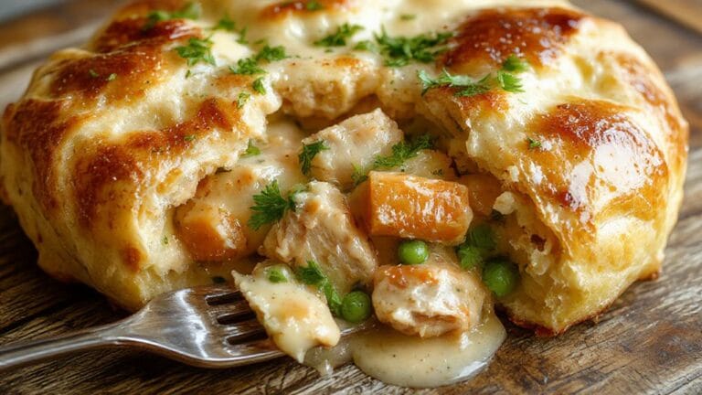 chicken pot pie preparation