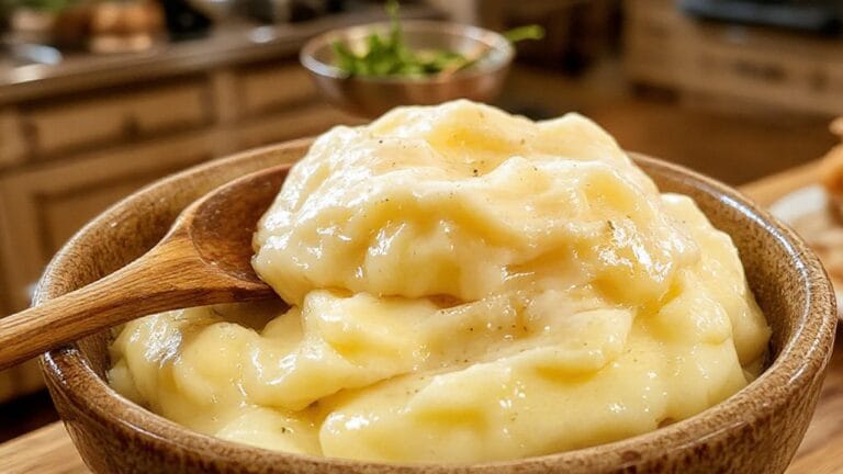 creamy fluffy mashed potatoes