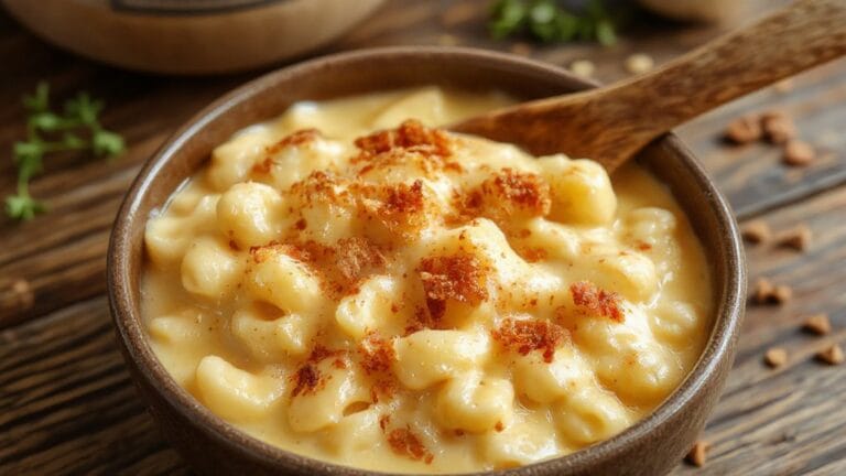 creamy pasta cheese dish