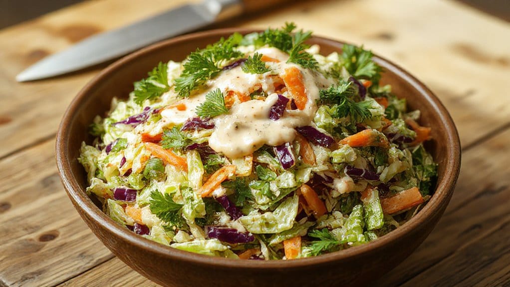 crunchy cabbage salad mix