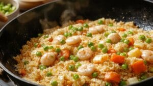 delicious homemade fried rice