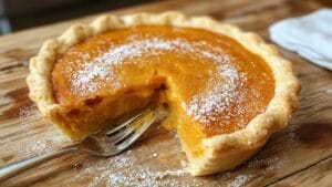 delicious homemade pumpkin pie