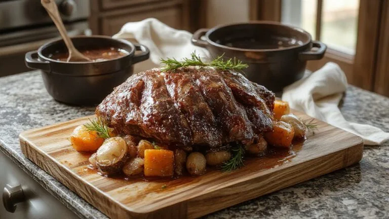 tender slow cooked beef