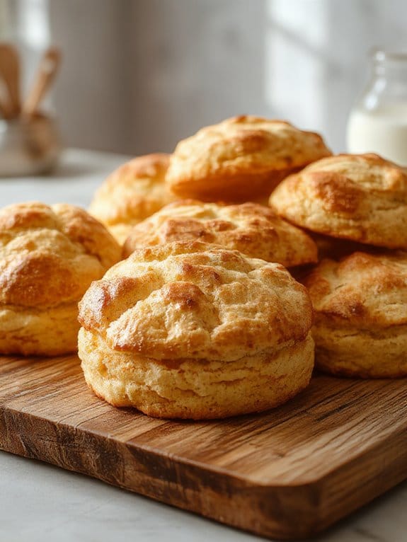 baking delicious homemade biscuits nm27e
