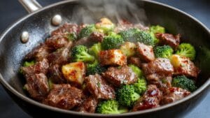 beef and broccoli stir fry