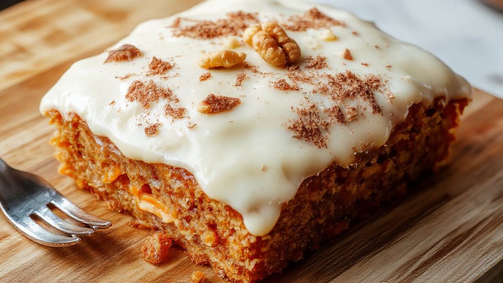 Why does my carrot cake turn recipe out dry? 3 carrot cake with cream cheese