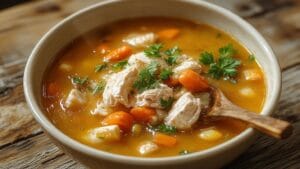 comforting chicken soup recipe