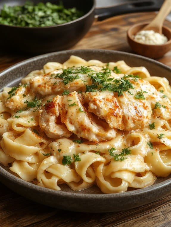 creamy chicken pasta dish jocvg