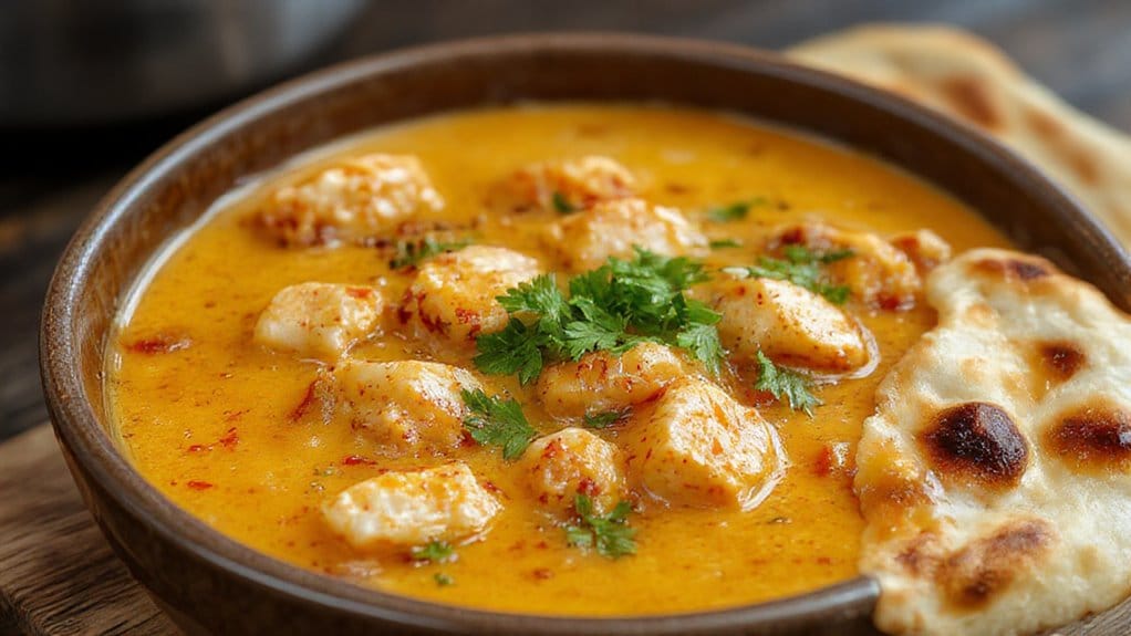 creamy spiced chicken dish