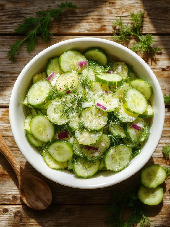 crisp cucumber salad recipe lc30g
