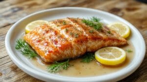 delicious baked salmon dish