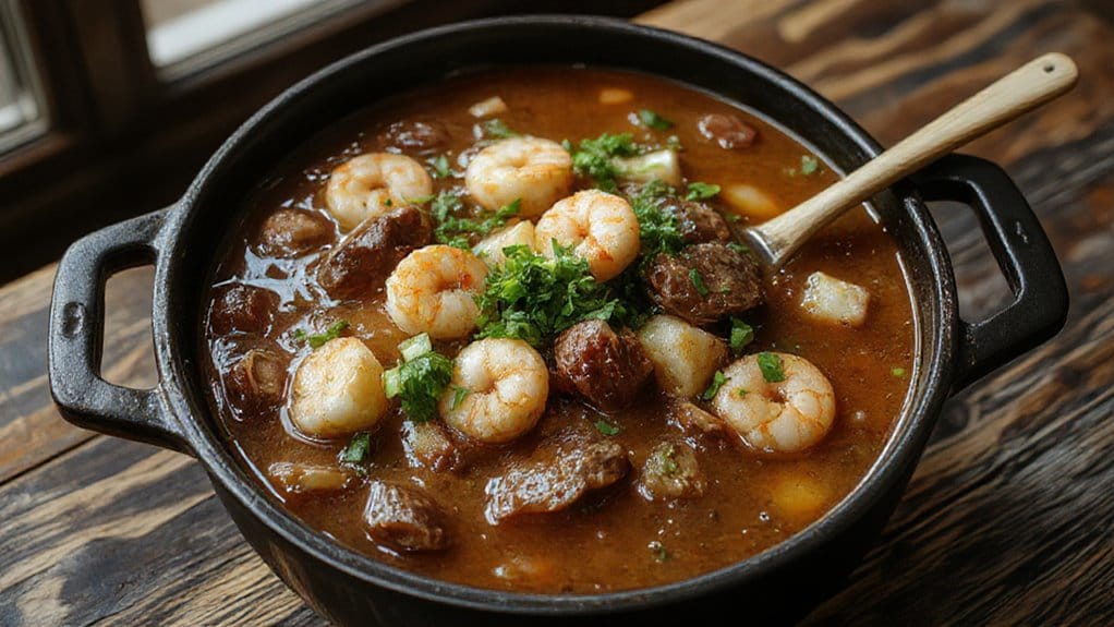 gumbo cooking instructions provided