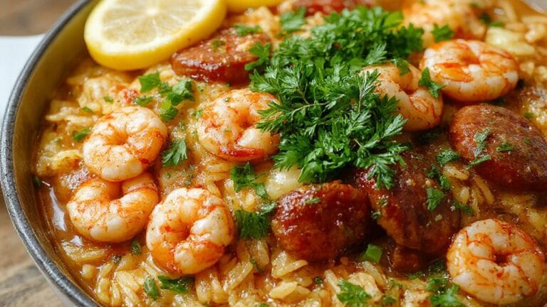 spicy rice and meat