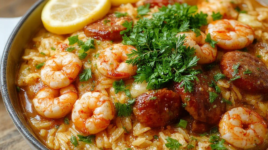 spicy rice and meat